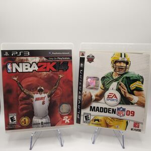 Lot Of 2 PS3 Sports Games; NBA 2K14 & Madden '09